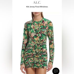 ALC Kiki Jersey Floral MiniDress